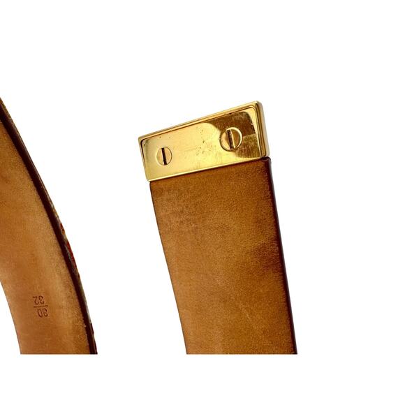 Louis Vuitton Suntulle Carre White Monogram Multicolor Murakami Belt Sz 32 (80) - Picture 8 of 13